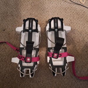 Pair Of Cassin Crampons For Ice And Snow With Foam Holders Made In Italy