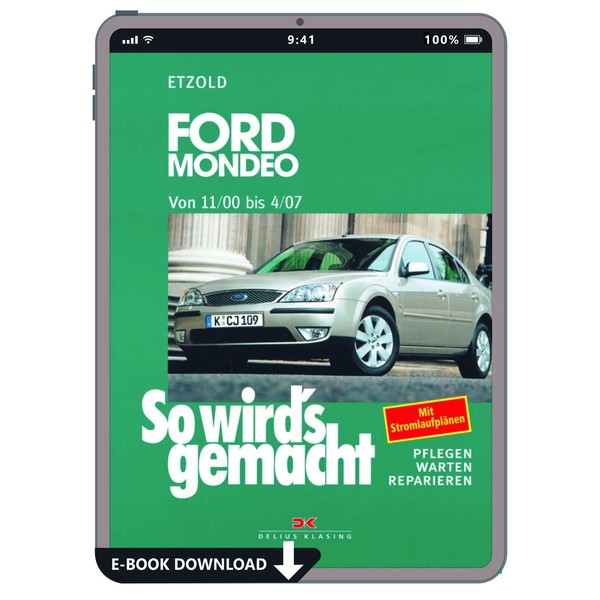 Ford Mondeo Typ B4Y 2000-2007 So Wird's Gemacht Reparaturhandbuch E-Book PDF-image