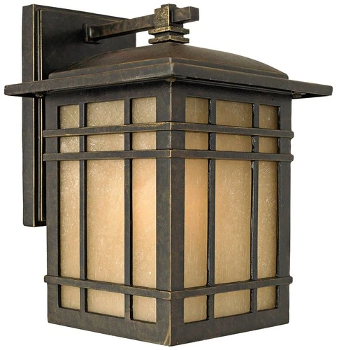 Quoizel Hillcrest 10" High Bronze Outdoor Wall Light - Picture 2 of 2