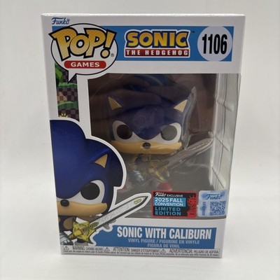Funko Pop! Games: Sonic With Caliburn #1106 NYCC / Fall Convention 2025