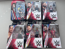 WWE Elite Lot of 6 Lyra, Tonga, The Rock, Jimmy Uso, Tama, LA Knight DAMAGED BOX