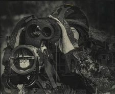 1984 Press Photo Private First Class Ray Schenk at Camp McCoy, Wisconsin
