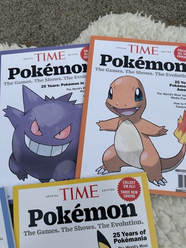 2025 Time Magazine POKEMON GAMES Shows EVOLUTION 6 Covers SPECIAL EDITION! - Picture 4 of 6