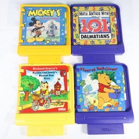 Sega Pico MK-49002 Console Bundle | 4 Games | Mickey Pooh Tested | READ