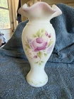 Beautiful Fenton Handpainted Signed Vase