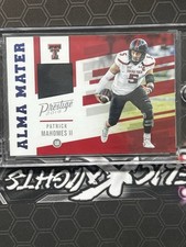 2019 Panini Prestige - Alma Mater #AM-PM Patrick Mahomes II (MEM)