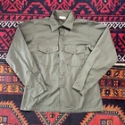 Vintage 1970s US Army OG-507 Shirt Vietnam War Military Dated 1977 Big Sz. L/XL