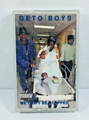 GETO BOYS - WE CAN'T BE STOPPED (1991) CASSETTE TAPE (FULL ALBUM) RAP-A-LOT VTG!