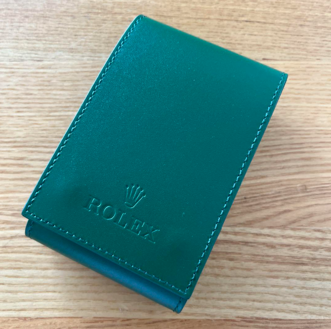 Original Rolex Leather Watch Pouch Travel Case – Service Center
