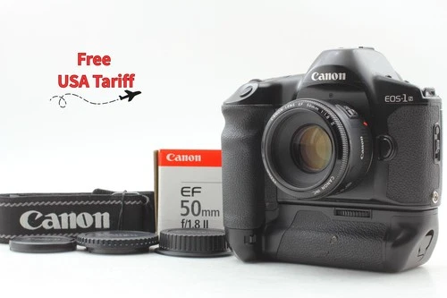 [MINT w / Strap] Canon EOS-1N HS 35mm SLR EF 50mm f1.8 II Film Camera From JAPAN