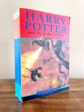 Harry Potter and the Goblet of Fire 1st Edition 1st First Print Paperback 2000