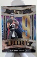2025 Panini Select - Select Numbers Michael Penix Jr. #1