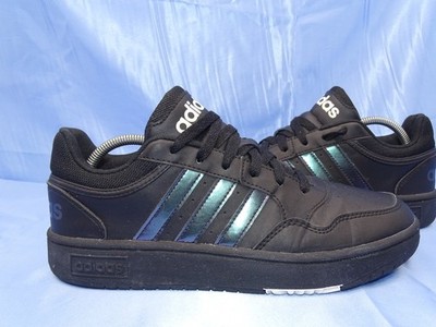 ADIDAS HOOPS 3.0 K SNEAKER GR 39 1/3 STAN SMITH SUPERSTAR WILLIAMS HU black /A3