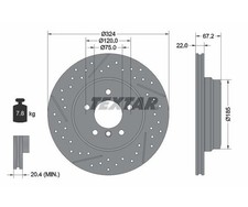 Disque de frein BMW 324
