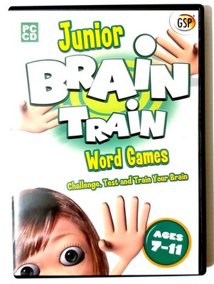 Junior Gehirnzug Wortspiele Alter 7 bis 11 - Windows PC pädagogisch, neu & versiegelt