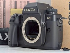 Optical Mint Contax N1 35mm SLR Film Camera Black Body from JAPAN