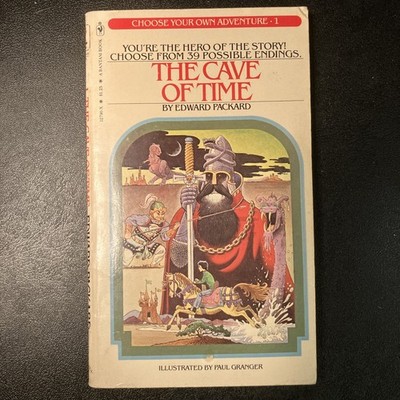 THE CAVE OF TIME CHOOSE YOUR OWN ADVENTURE #1 First Edition 1st Print  CYOA 1979