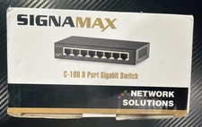 Signamax Connectivty C-100 Series 8 Port Gigabit Switch ( New )