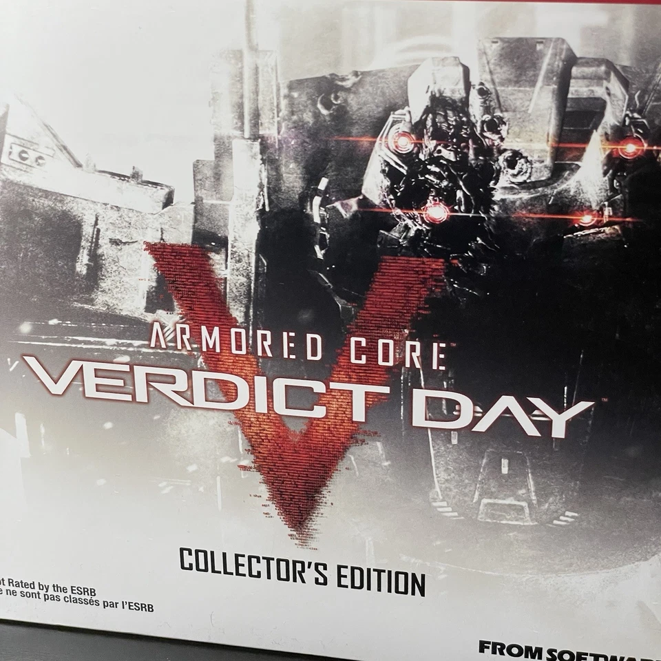 Armored Core V Verdict Day Collector's Edition #195/250 FromSoftware PS3 New - Image 2 of 4