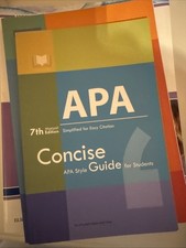 Concise APA Style Guide for Students Paperbac...