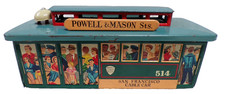 1950s SAN FRANCISCO VINTAGE CABLE CAR 514 POWELL MASON TOY PRESSED STEEL METAL
