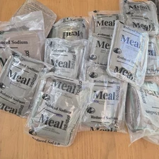 MRE Meals Sealed Lot Of 13 Military Sopakco Reduced Sodium