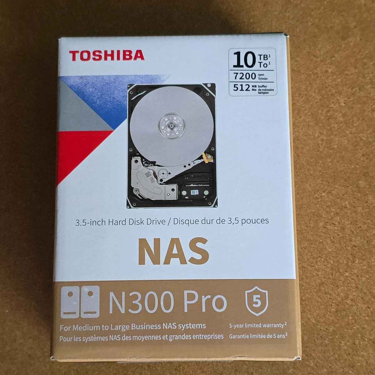 Toshiba Internal Hard Disk Drives 10 TB Storage Capacity for sale
