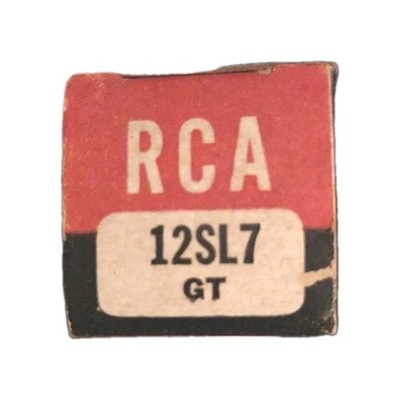 Vintage Original RCA Electron Tube 12SL7GT Electronics Parts and Accessories