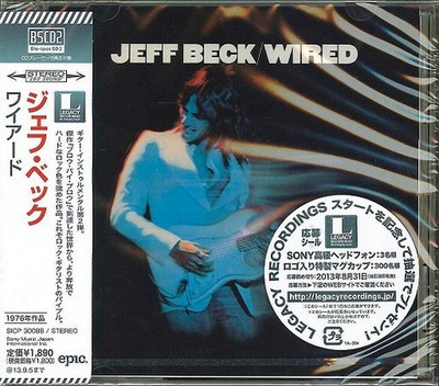 CD JEFF BECK Wired SICP30088 Epic JAPAN OBI SEALED