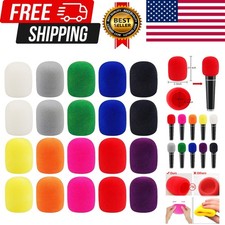 Microphone Covers Foam,20 Pack Thick Handheld Stage Microphone Windscreen Mic...