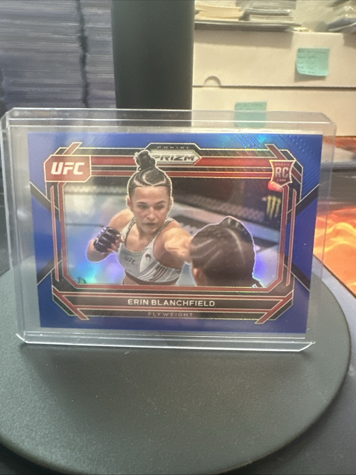 2023 Panini Prizm UFC - Erin Blanchfield #12 Blue Prizm /175 (RC)