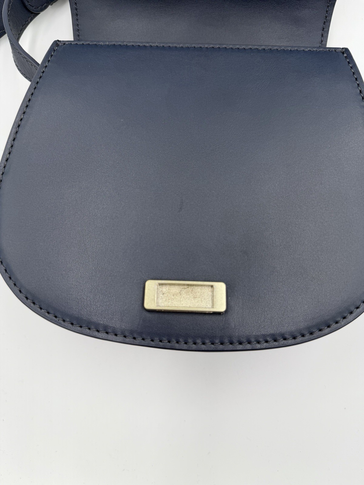 Tory Burch Leather Patchwork Mini Saddle Bag Cros… - image 7