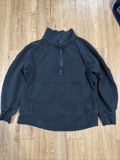 Lululemon Scuba Oversized Half-Zip Funnel Neck Black M/L Pullover