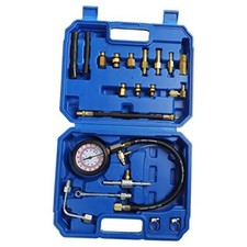 TU-114 Auto Fuel Pressure Gauge Tester Kit Gasoline Pressure Blue 1