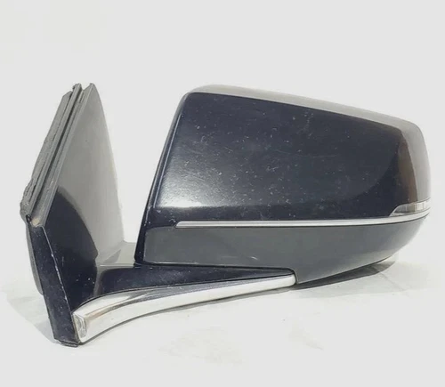 2013-2014 Cadillac XTS Left Driver Side View Mirror Door Power Black Oem
