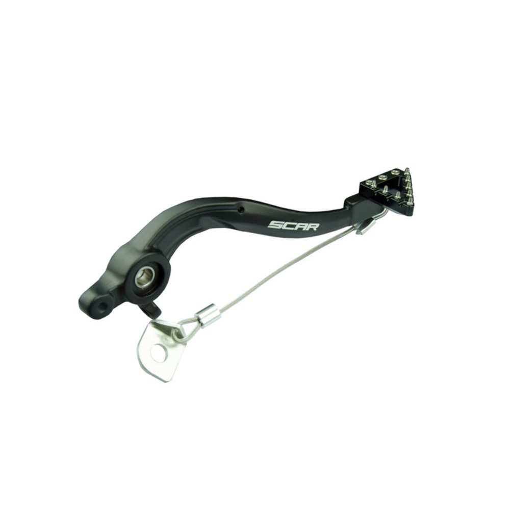 Free Shipping Rear Brake Pedal SCAR-Black For Motorcycle Parts Accessories
