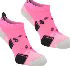 Image of Womens 2 Pack Size 4-8 37-42 KARRIMOR Dri Trainer Running Socks Run Anti Odour