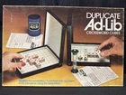 Vintage Duplicate Ad-Lib Crossword Cubes Game, Milton Bradley 1976 Complete
