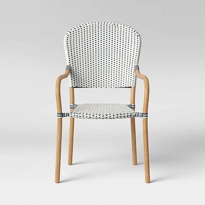 French Bistro Stacking Patio Accent Chair Threshold