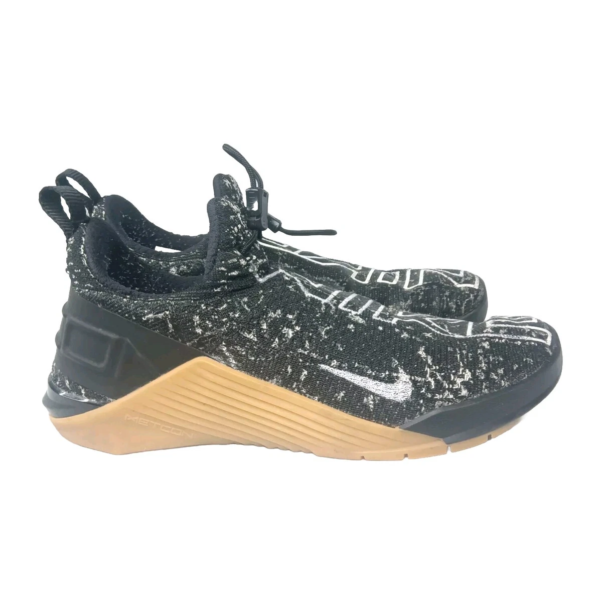 Nike React Metcon Men\'s Training Shoes BQ6044 011 Black White Brown Gum Size 6 Nike React Metcon Black Gum | eBay main image 2