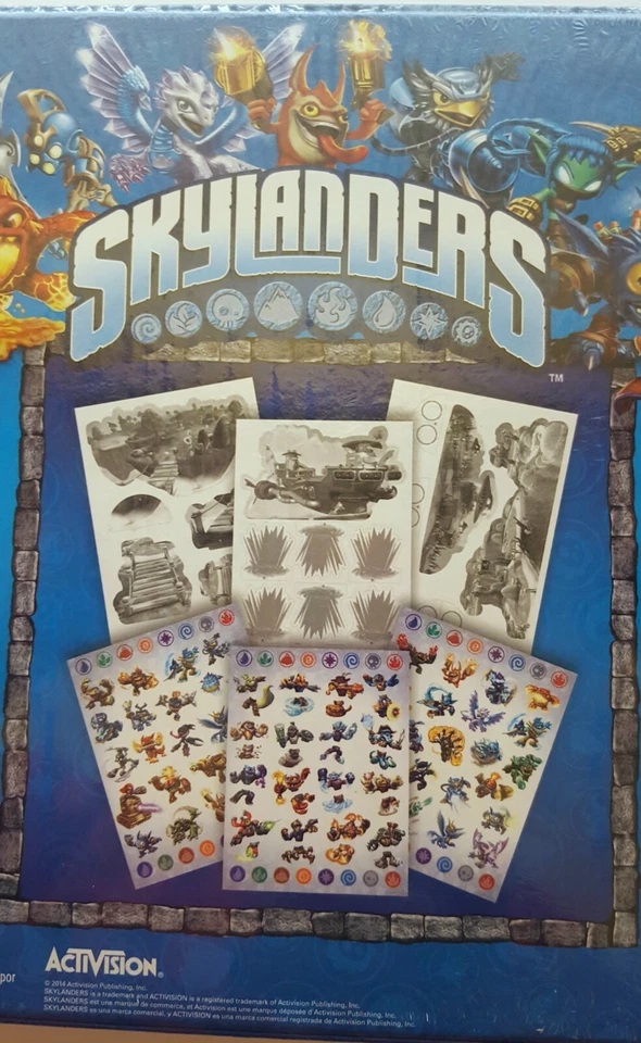 Skylanders Activision 3-D Stickers & Punch Outs Set Kit NEW Factory Sealed - Image 4 of 4