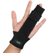  Trigger Finger Splint, Adjustable Two Finger Splint Full Hand And Wrist Br