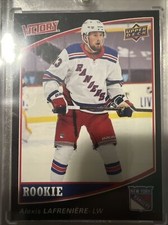 2021 UD National Hockey Card Day V-16 Alexis Lafreniere Victory Black Rookie RC