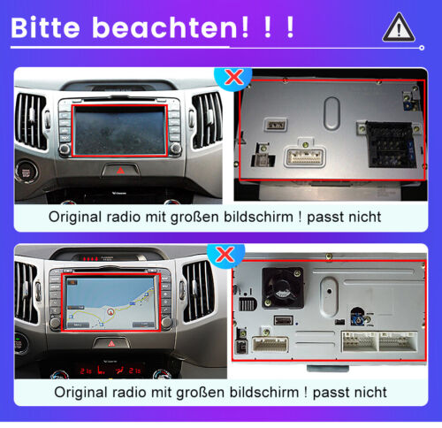 Für KIA Sportage 3 Carplay Android 13 Autoradio GPS Navi WIFI BT SWC DAB+ 6+128G - Bild 3 von 11