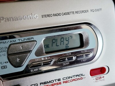 Rare Panasonic RQ-SX97F Radio Cassette 2X Recording Walkman with