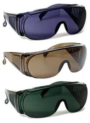 Calabria 1003 Large Fit-Over UV Protection Brown/Smoke/Green 3Pack