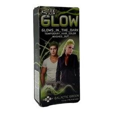 Splat Glow In The Dark Galactic Green Use On Hair  Body Temporary Wash Out