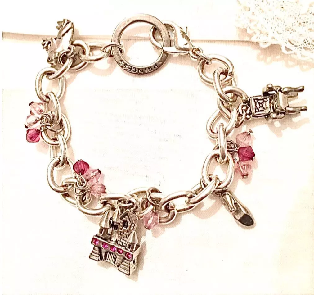 Princess charm bracelet sale