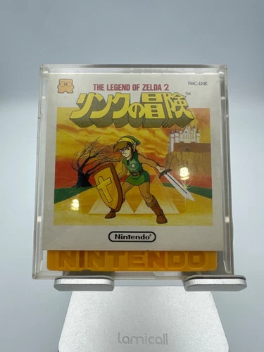 Zelda 2 Adventure of Link 1987 Boxed Nintendo Famicom Disk System FCD w/ box