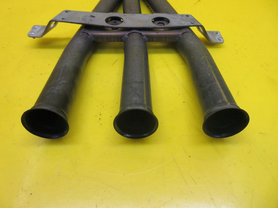 OEM 2010 YAMAHA RS VECTOR LTX GT EXHAUST SYSTEM EXPANSION CHAMBER Y PIPE PIPES  - Image 4 of 4